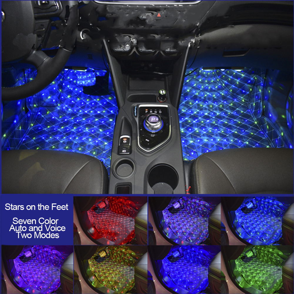 Miniatura 6 de Luz led set x4 carro multicolor FK23C-16